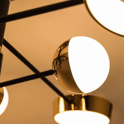 Zuma Line - LED-dimbar ytmonterad taklampa LED/60W/230V guld/svart