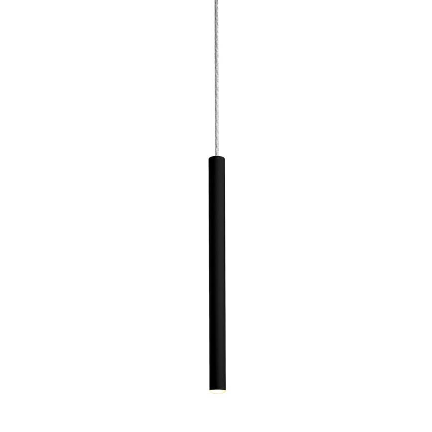 Zuma Line - LED ljuskrona med textilsladd LED/5W/230V svart