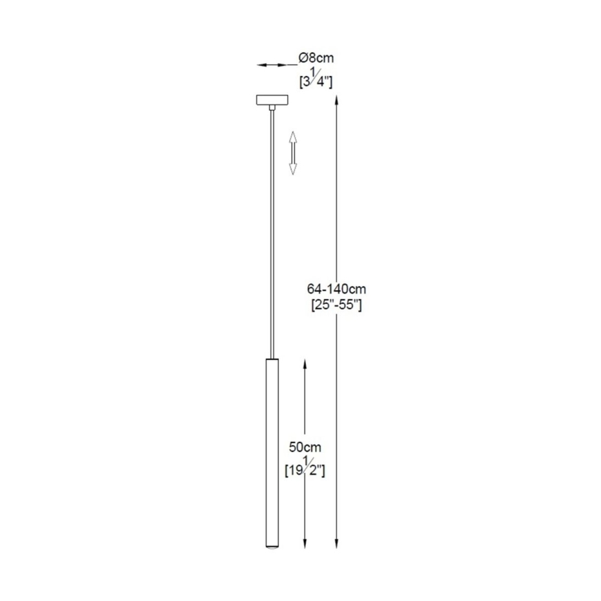 Zuma Line - LED ljuskrona med textilsladd LED/5W/230V svart