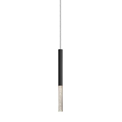 Zuma Line - LED ljuskrona med textilsladd LED/5W/230V svart