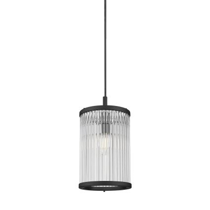 Zuma Line - Ljuskrona med textilsladd 1xE14/60W/230V svart