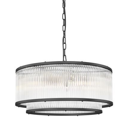 Zuma Line - Ljuskrona på kedja 6xE14/60W/230V svart