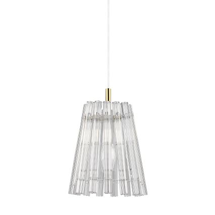 Zuma Line - Ljuskrona med textilsladd 1xE14/40W/230V guld