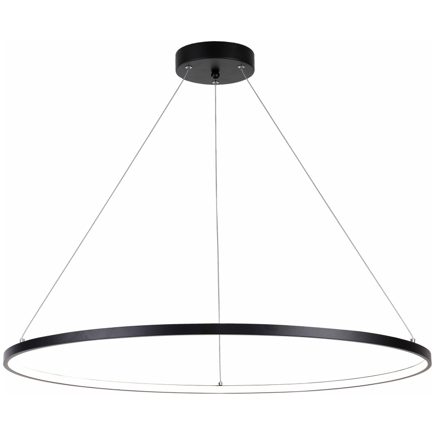Zuma Line - LED ljuskrona med textilsladd LED/40W/230V 3000/4000/6000K diameter 90 cm svart