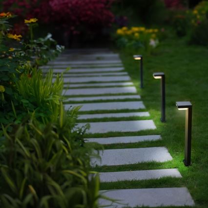 Zuma Line - LED solcellslampa med en rörelse- och skymningssensor LED/4,5W/2000 mAh IP44 svart