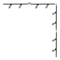 Zuma Line - Skenspot 8xGU10/35W/230V svart/guld