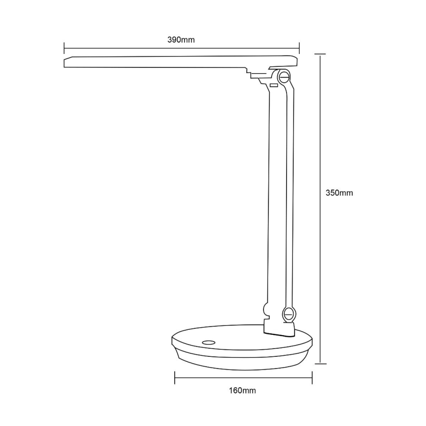 Zuma Line - LED bordslampa LED/5W/230V 3000-6000K vit