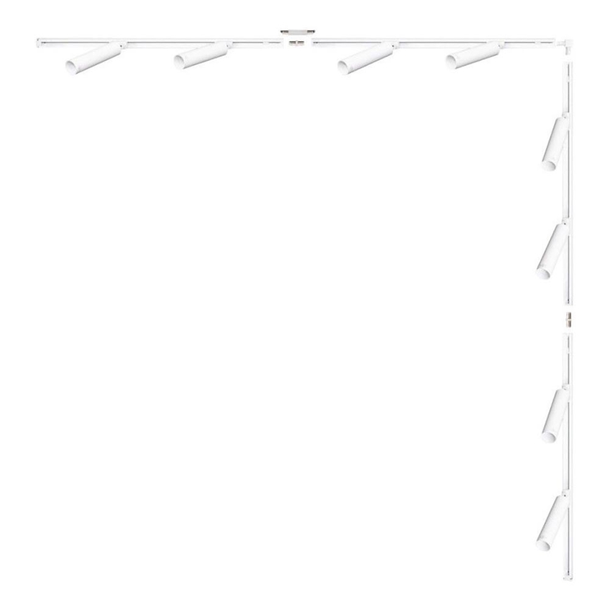 Zuma Line - Spot i skensystem 8xGU10/35W/230V vit