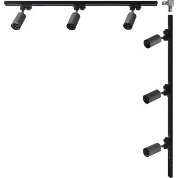 Zuma Line - Spotarmatur för skensystem 6xGU10/35W/230V svart