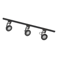 Zuma Line - Spotlampa i skensystem 3xGU10/15W/230V svart