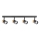 Zuma Line - Spotlight 4xGU10/50W/230V svart/guld