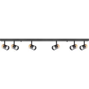 Zuma Line - Spotlight 6xGU10/50W/230V svart/guld