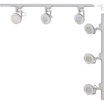 Zuma Line - Spotlight för skensystem 6xGU10/15W/230V vit