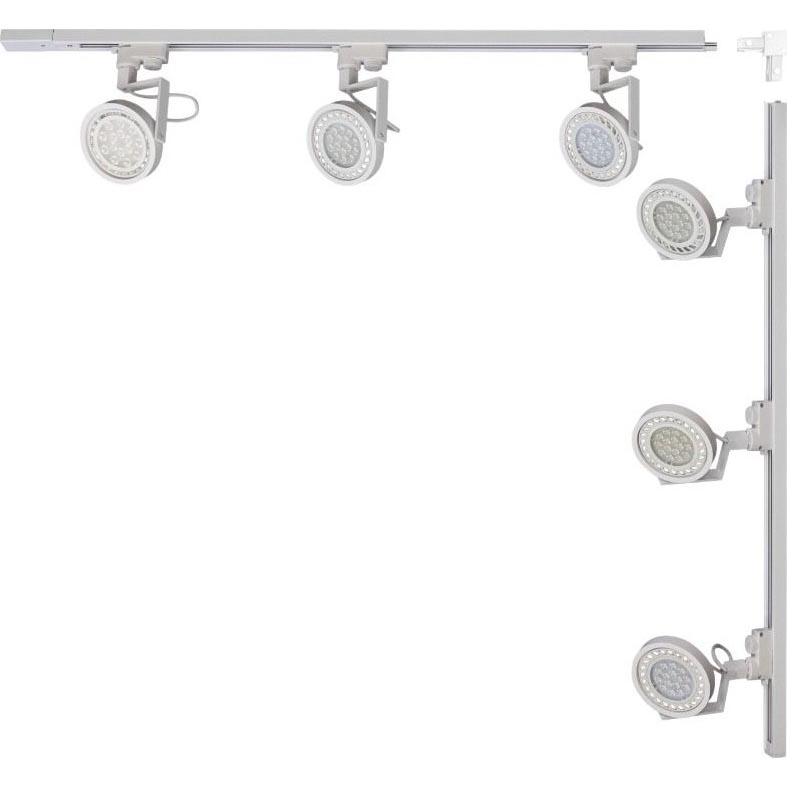 Zuma Line - Spotlight för skensystem 6xGU10/15W/230V vit
