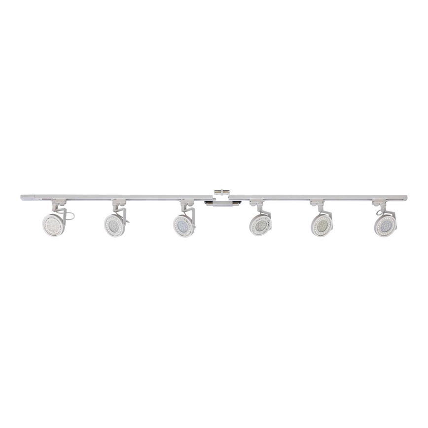 Zuma Line - Spotlight i skensystem 6xGU10/10W/230V vit