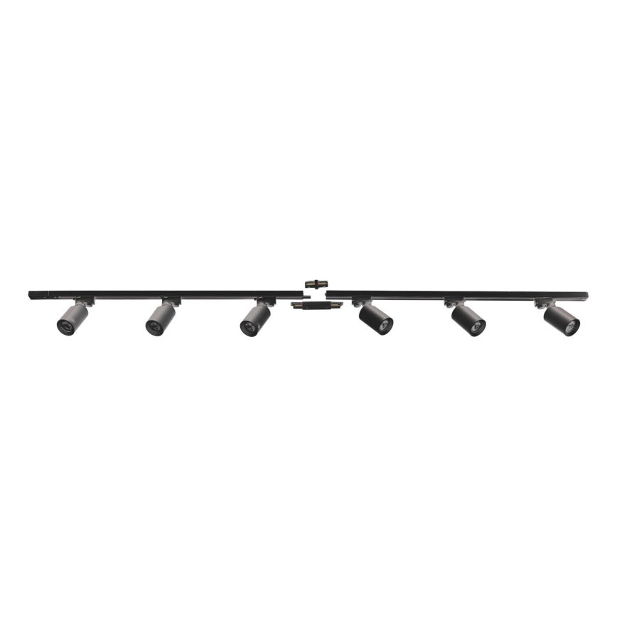 Zuma Line - Spotlight i skensystem 6xGU10/35W/230V svart