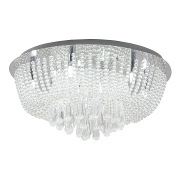 Zuma Line - Taklampa 8xG9/25W/230V diameter 55 cm skinande krom