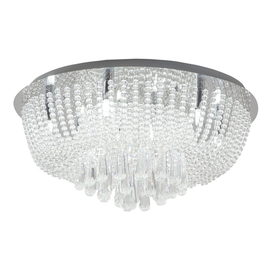 Zuma Line - Taklampa 8xG9/25W/230V diameter 55 cm skinande krom