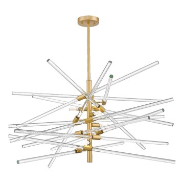 Zuma Line - Taklampa på stång 6xG9/42W/230V guld
