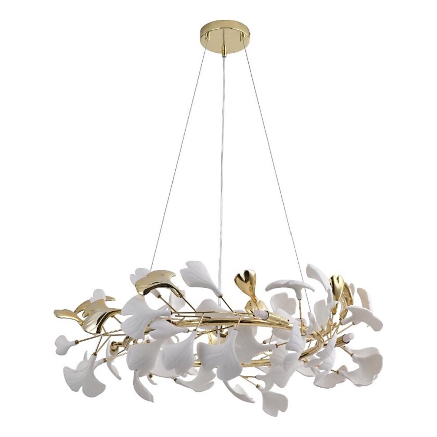 Zuma Line - Taklampa på vajer 6xG9/42W/230V, guldig
