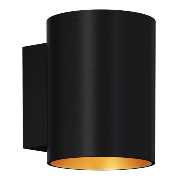 Zuma Line - Vägglampa 1xG9/40W/230V svart/guld