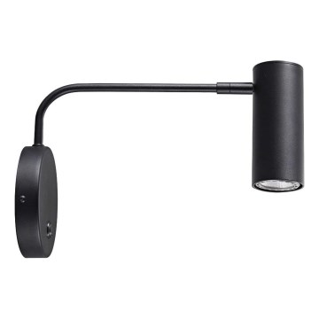 Zuma Line - Vägglampa  1xGU10/50W/230V svart