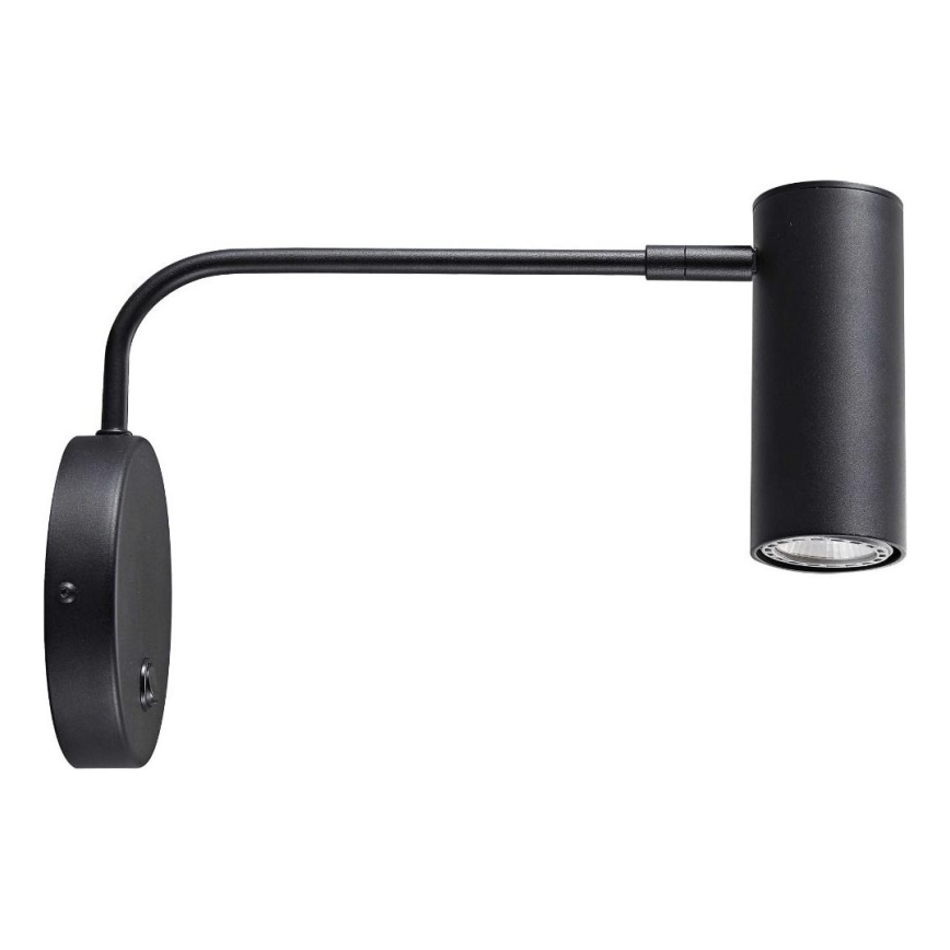 Zuma Line - Vägglampa  1xGU10/50W/230V svart