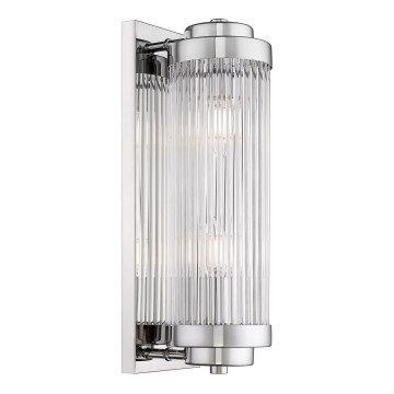Zuma Line - Vägglampa 2xE14/60W/230V skinande krom