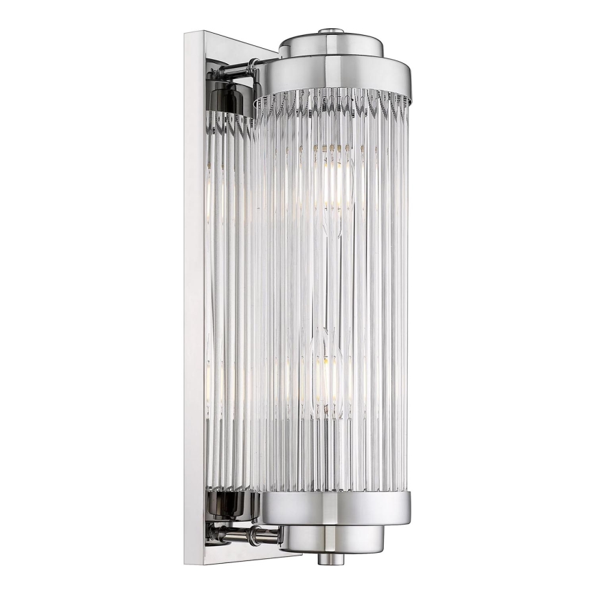 Zuma Line - Vägglampa 2xE14/60W/230V skinande krom