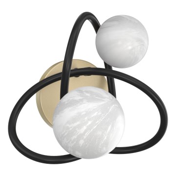 Zuma Line - Vägglampa 2xG9/3,5W/230V svart