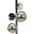 Zuma Line - Vägglampa 3xG9/8W/230V svart/rökfärgad