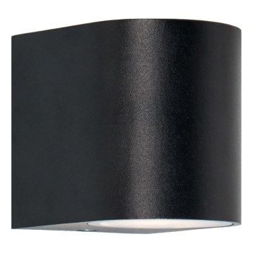 Zuma Line - Vägglampa för utomhusbruk 1xGU10/35W/230V IP44 svart