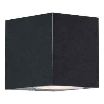 Zuma Line - Vägglampa för utomhusbruk 1xGU10/35W/230V IP44 svart