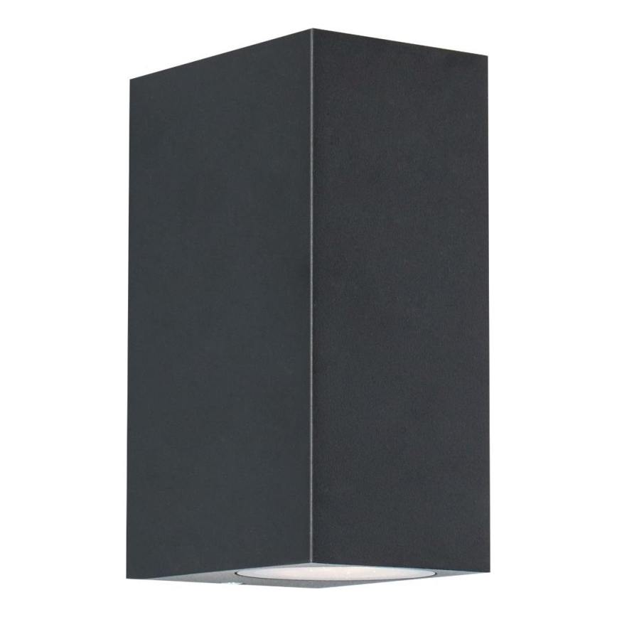 Zuma Line - Vägglampa för utomhusbruk 2xGU10/35W/230V IP44 svart