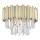 Zuma Line - Vägglampa i kristall 5xE14/40W/230V guld