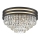 Zuma Line - Vägglampa i kristall 5xE14/40W/230V svart