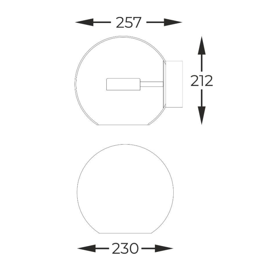 Zuma Line - LED väggbelysning LED/5W/230V skinande krom