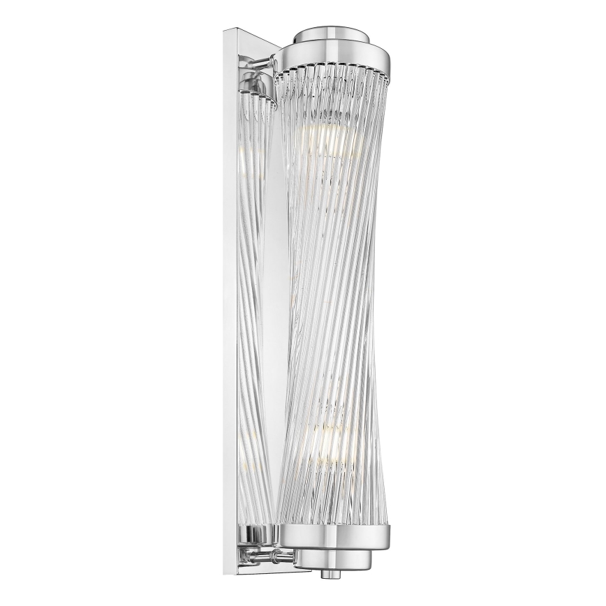 Zuma Line - Vägglampa 2xE14/60W/230V skinande krom