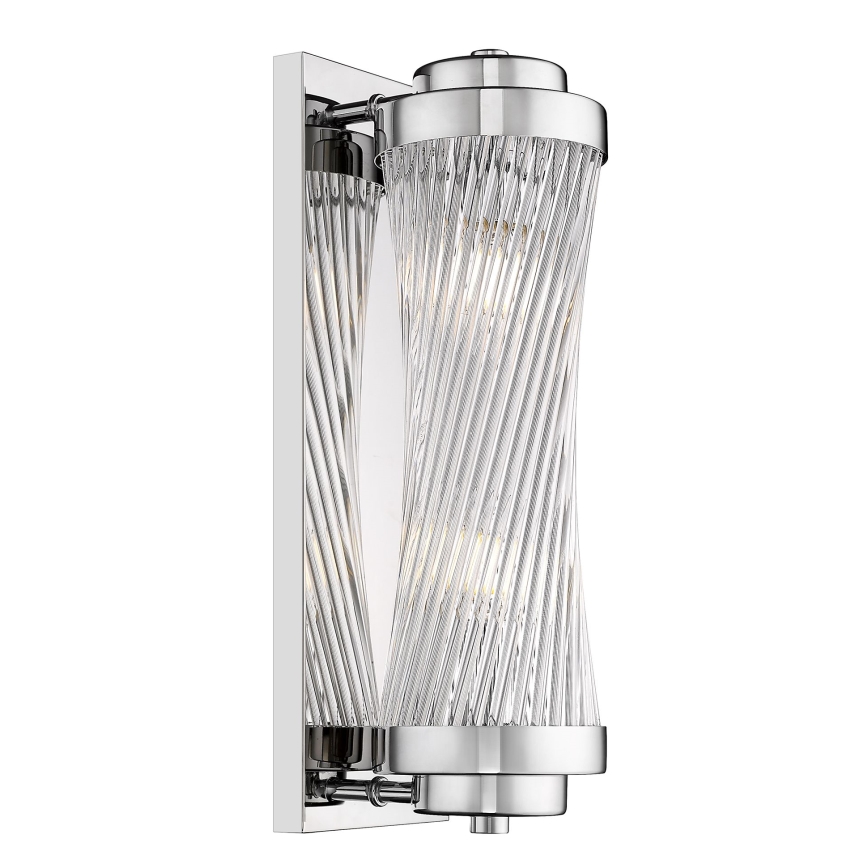 Zuma Line - Vägglampa 2xE14/60W/230V skinande krom