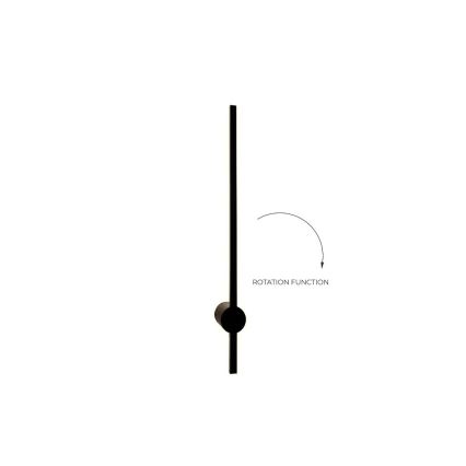 Zuma Line - LED väggbelysning LED/8W/230V 60 cm svart