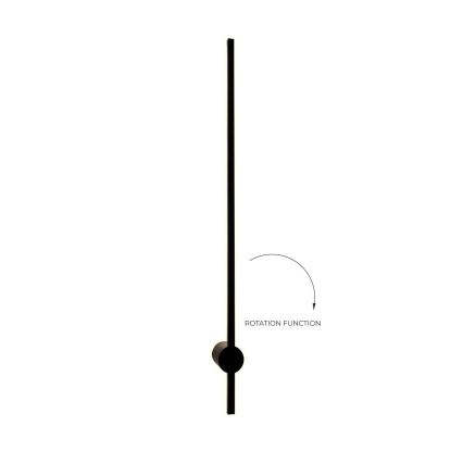 Zuma Line - LED väggbelysning LED/12W/230V 90 cm svart