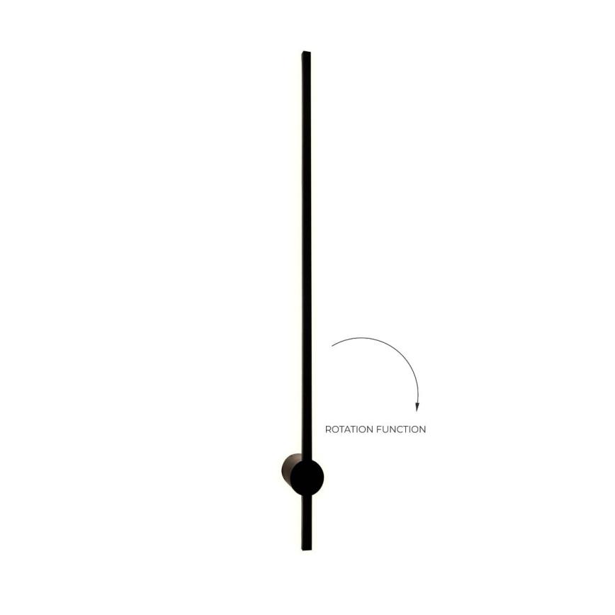 Zuma Line - LED väggbelysning LED/12W/230V 90 cm svart