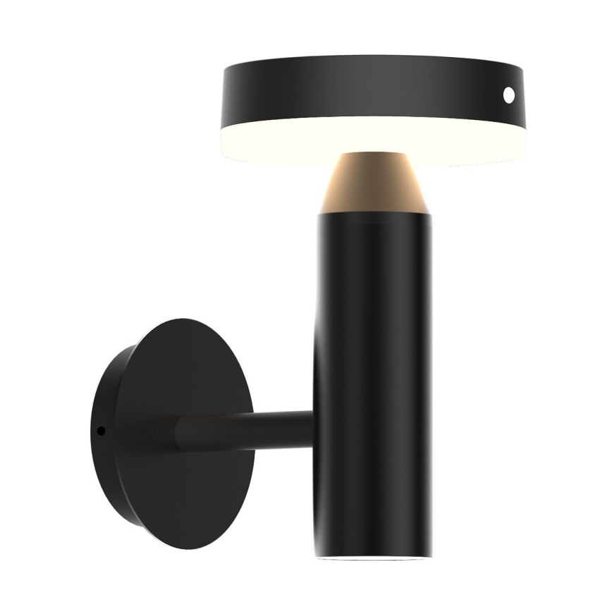 Zuma Line - LED Solcell vägg lampa med en rörelse- och skymningssensor LED/4,5W/2000 mAh IP44 svart